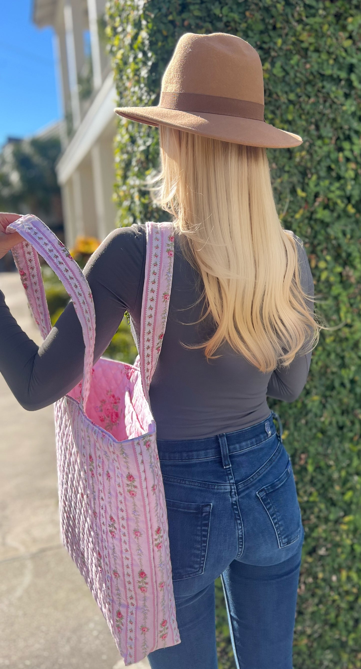Rosie Row Reversible Tote